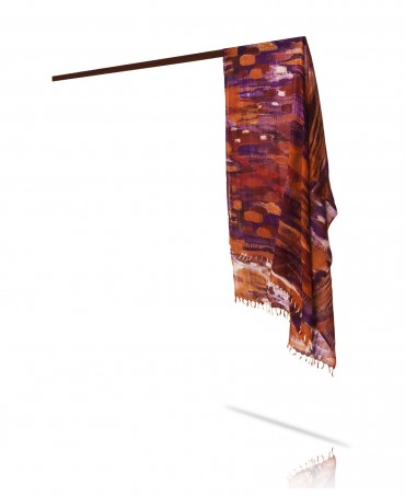 Палантин Женский W40-ABSTRAITE/ORANGE